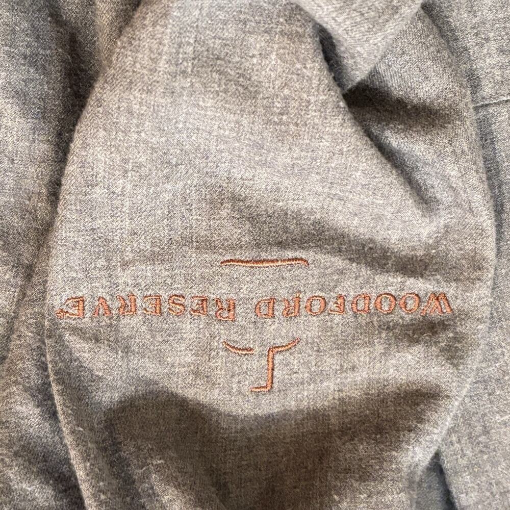 Patagonia Organic Cotton Long Sleeve Gray Button Down Men's Medium - Picture 6 of 7